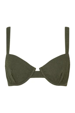 ELCE Swim Paradis|Swim Tops-ALBA BRACUP - OLIVE