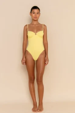 ELCE Swim One Pieces-ESCAPE UNDERWIRE ONE PIECE - LEMON