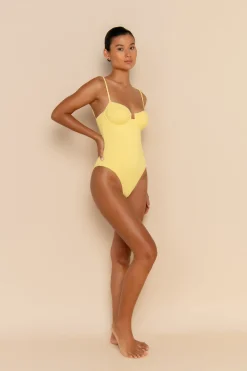 ELCE Swim One Pieces-ESCAPE UNDERWIRE ONE PIECE - LEMON