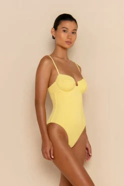 ELCE Swim One Pieces-ESCAPE UNDERWIRE ONE PIECE - LEMON