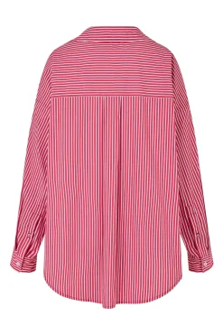 ELCE Swim Selalu|Tops-JUDE SHIRT - CHERRY STRIPE