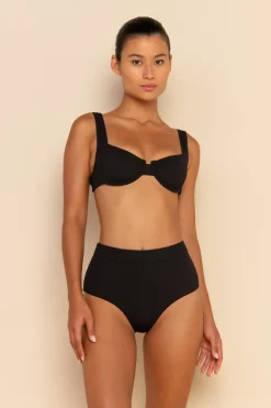 ELCE Swim Swim Tops-KHLO TOP - BLACK