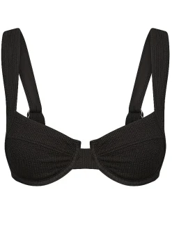 ELCE Swim Swim Tops-KHLO TOP - BLACK