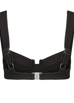 ELCE Swim Swim Tops-KHLO TOP - BLACK