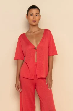 ELCE Swim Paradis|Tops-SORAYA TOP - RED