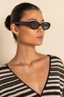 ELCE Swim Accessories-SUKI SUNGLASSES - BLACK