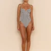 ELCE Swim Escape|One Pieces-ESCAPE UNDERWIRE ONE PIECE - HOUNDSTOOTH
