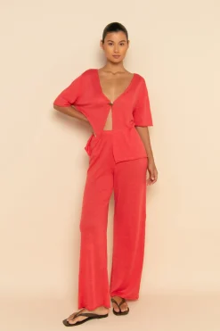 ELCE Swim Paradis|Bottoms-SORAYA PANT - RED